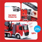 Remote Control Tractor and Trailer Set RC Kids Tractor Toy Front Loader Farm Truck Toddler Farm Toys with Lights and Sound, Meta