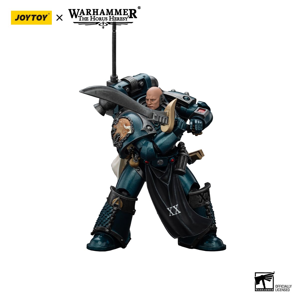 JOYTOY Warhammer The Horus Heresy Alpha Legion Harrowmaster Armillus Dynat - 1:18 Scale 4.96in Action Figure Mecha Joy Toy Collection Model