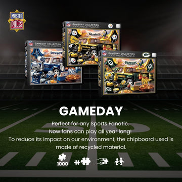 MasterPieces 1000 Piece Jigsaw Puzzle - NFL Cleveland Browns, Non-Glare Finish, 19.25"x26.75", Model CLB1060