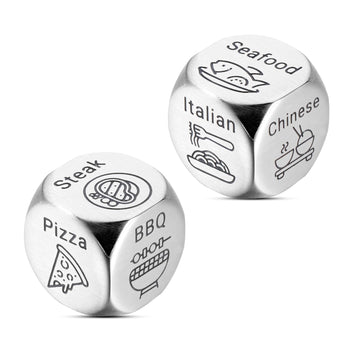 What To Eat For Dinner Dice, Girlfriend Boyfriend Valentines Day Gifts, Mens Gifts, Food Movie Dice, Valentines Day Gifts For He