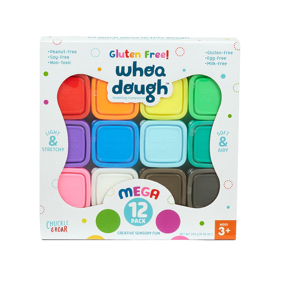 Whoa Dough Air Dry Clay Mega 12 Pack by Chuckle and Roar