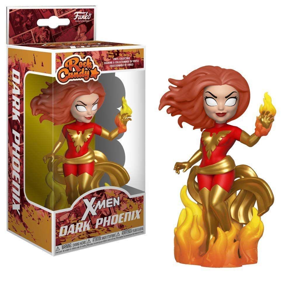 Funko Rock Candy Marvel X-Men Dark Phoenix Vinyl Figure - Small, Black, Model 889698362092