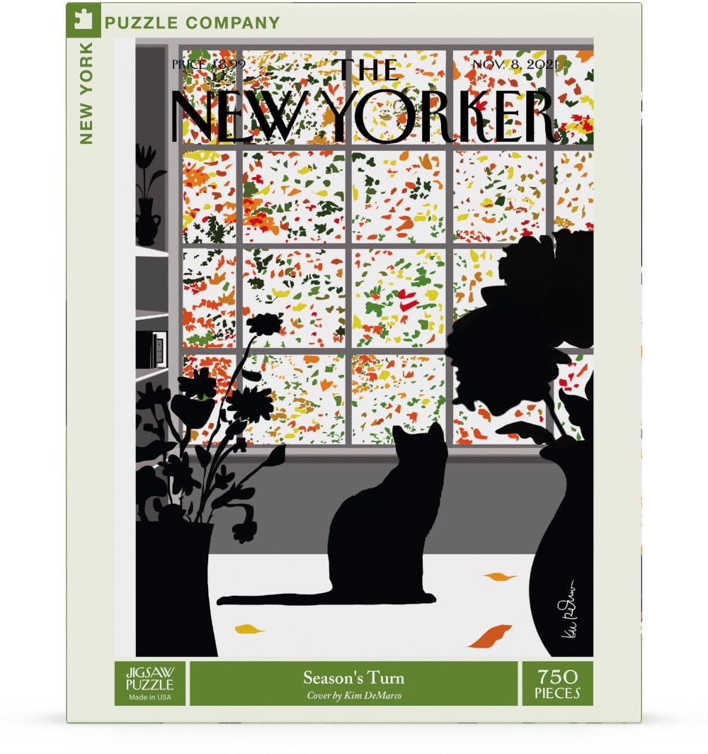 New York Puzzle Company - New Yorker Season'S Turn - 750 Piece Jigsaw Puzzle For Family Game Nights By Kim Demarco