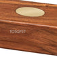 TOSQP27 Hidden Drawer Box - Brown Rosewood Gift Secret Brainteaser Puzzle Organizer for Men & Women