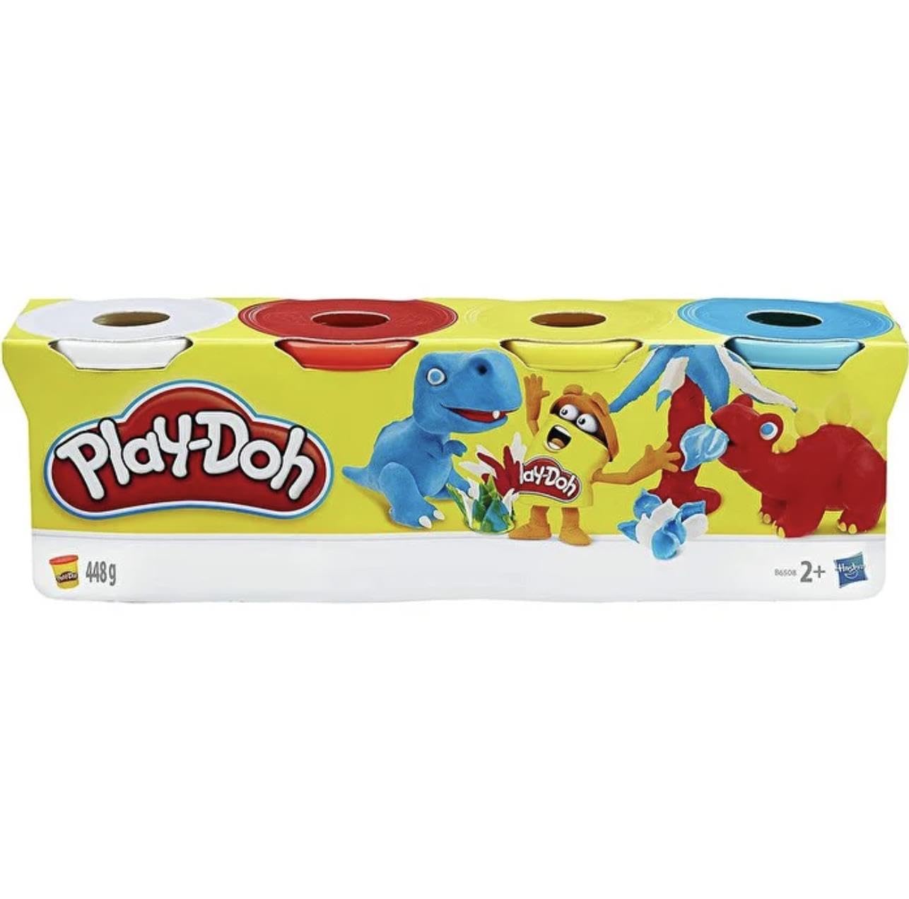 Play-Doh Tubs, Assorted, 25.4 x 6.3 x 7.1 Centimeters