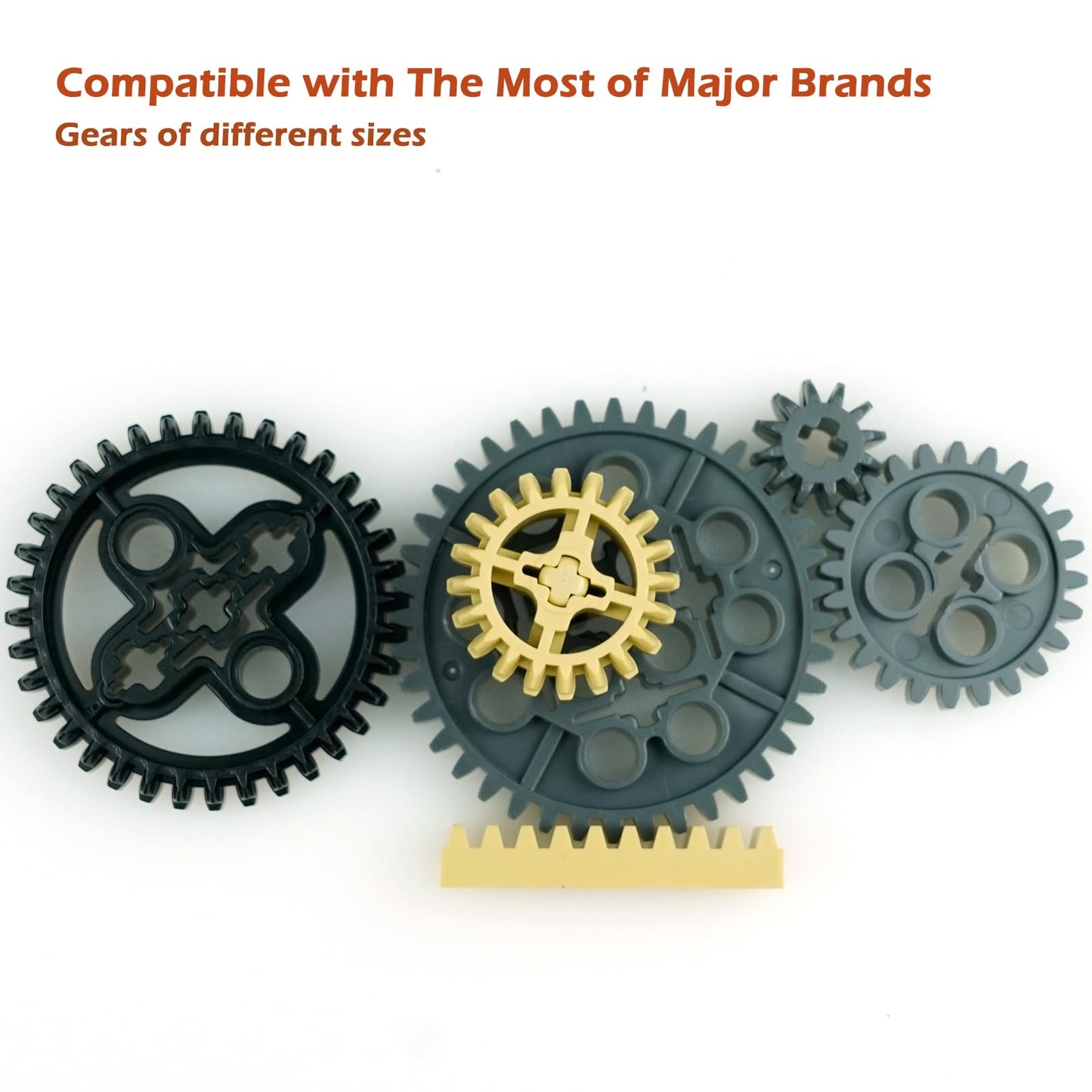 Gears Pins Axles Set Compatible With Technical Parts,Power Function Builidng Block Cars Train Bricks Accessories Speed Technical