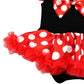 HOIZOSG Baby Girls Minnie Princess Costume Halloween Christmas Party Outfits Birthday Romper Tutu Dress w/Headband Shoes S