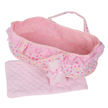 Huang Cheng Toys Baby Doll Cradle Bassinet For 9-10-11-12 Inch Doll