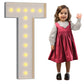 Imprsv 4Ft Marquee Light Up Letters T, Large Light Up Letters For Baby Shower Anniversary Weeding Room Decor, Big Letters For Pa