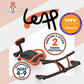 YBIKE Leap Self Propelled Ride On Drifting Racer Riding Toy for Boys and Girls Ages 4 - 9 - Red
