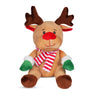 Nleio 9'' Christmas Reindeer Plush, Christmas Stuffed Animals, Christmas Moose Sitting Plush Dolls, Ideal Gift For Kids Baby Tod