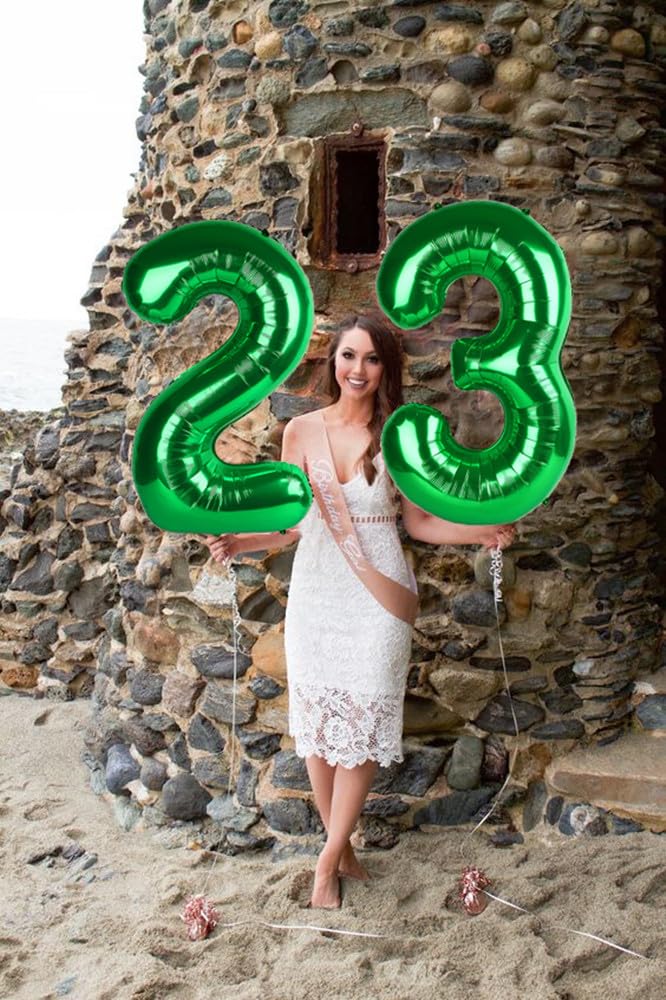 Number 3 Balloon Dark Green 40 Inch, 3Rd 3 Years Old 13 30 Birthday Decorations For Boy, Three Rex Birthday Party Decorations,Gr