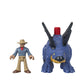Fisher-Price Imaginext Jurassic World Dinosaur Toy Stegosaurus & Dr. Alan Grant Figure Set for Pretend Play Preschool Kids Ages