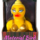 Celebriducks - Material Bird - Floating Rubber Ducks - Collectible Bath Toy Gift For Kids & Adults Of All Ages