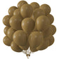Kalor 12 Inch Retro Khaki Balloons, 50 Pcs Latex Helium Balloons For Kid'S Birthday Party, Baby Shower, Wedding, Graduate Party Decorations