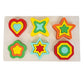 Bufack Wooden Geometric Shape Sorter Toys For KidsWooden PuzzlesKids Toys For 25 Years Girl6 Different ShapesEducational Le