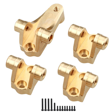 Hobbypark Brass Link Mounts Panhard Mount Suspension Links Axle Mounting Kit for TRX4 Upgrades Replacement of 8227, Front and Re