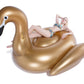 Jasonwell Giant Inflatable Golden Swan Pool Float With Fast Valves Summer Beach Swimming Pool Floatie Lounge Floating Raft Outdoor Party Decorations Toys For Adults Kids (Xxxl)