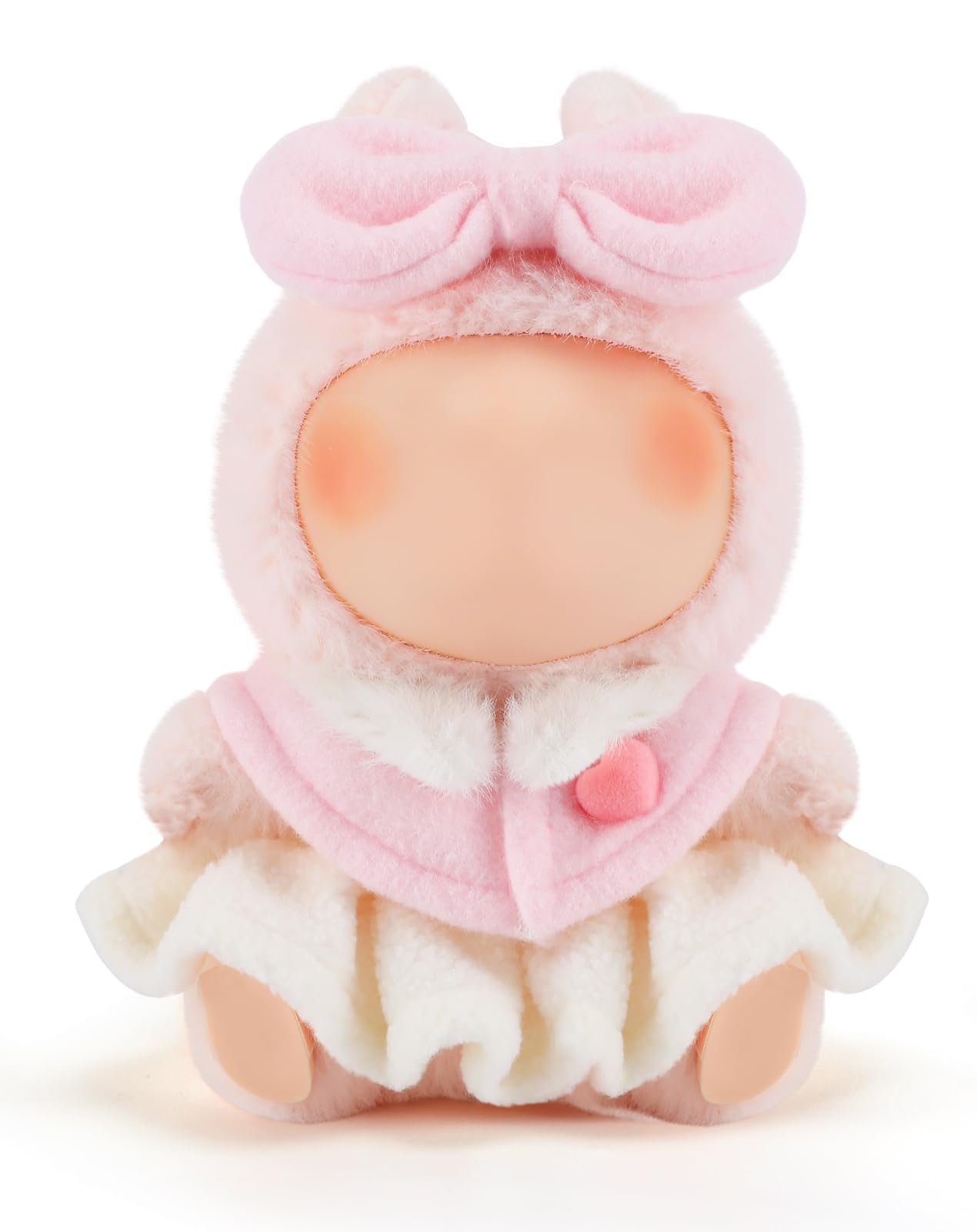 Unique Clothes Set for 17cm Dolls - Cute Bow Shawl Puffy Skirt Suit Outfit Accessories for Dress Up Dolls Play & Collector Displ