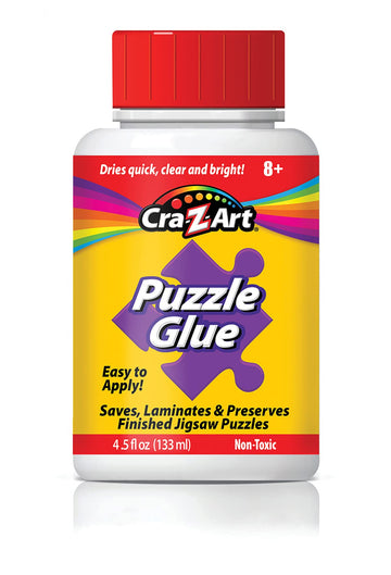 RoseArt Jigsaw Puzzle Glue with Applicator 6-Pack - Saves, Laminates and Preserves Finished Jigsaw Puzzles - Easy to Apply, Drie