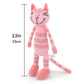 Mr Vivicare 13'' Pink Huggable Standing Cat Stuffed Animals Plush Toy,Stuffed Cat Plush Toys For Girls,Cat Toys For Kids,Great G