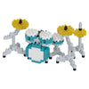 nanoblock Drum Set Building Kit - Collection Series, Green, Model NAN22140, Plastic