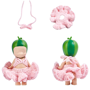 1 Set of Clothes for Sonny Angel  Pink Bikini Skirt Series Fit for 3 Inch Minifigures Collectible Dolls  Cute Accessories Display and Decoration Gift for mature-themed Collectors
