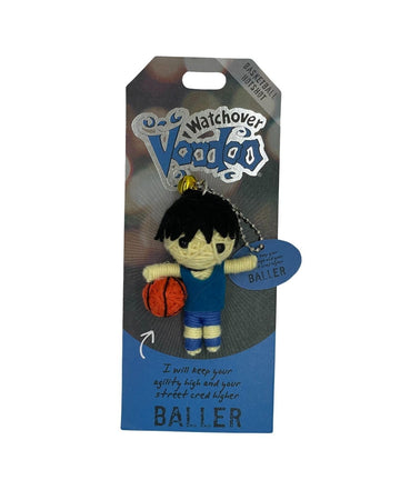Watchover Voodoo 3-Inch Baller Keychain - Handcrafted Gift To Bring Good Luck And Positivity Everywhere You Go