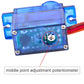 DIYmalls Feetech FS90R 360 Degree Continuous Rotation Micro RC Servo Motor 6V for Arduino Microbit Smart Car Robot (Pack of 2)
