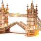 Rolife 3D Wooden Puzzles Diy London Tower Bridge Craft Model Kits For Adults To Build Birthday Gfit For Friends And Family