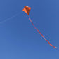 In The Breeze 3298 - Tangerine 30 Inch Diamond Kite - Solid Orange, Fun, Easy Flying Kite