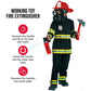 Morph Black Firefighter Costume For Kids Fireman Costume For Boys Fire Fighter Costume For Boys Kids Fire Fighter Outfit Boys Medium