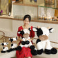 pangcangshu Cow Year Plush Toy Cute Cattle Stuffed Animals Cattle Soft Doll Kids Toys Birthday Gift for Children Easter  Thanksgiving  Christmas  New Year's Gifts (Black and White  70cm/27inch)