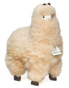 AlpacaNext Llama Stuffed Animal - 18 inch. Cute  Soft and Cuddly Alpaca Plush Toy Handcrafted on Real Alpaka Natural Fur (18 inches  Beige)