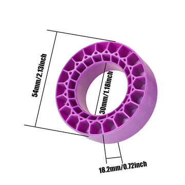 1.0 Inch Purple Silicone Rubber Inserts for 64 * 25mm Tires
