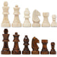 Da Vinci Staunton Wood Chess Pieces 32 Chessmen And Storage Bag (2.5 Inch King)