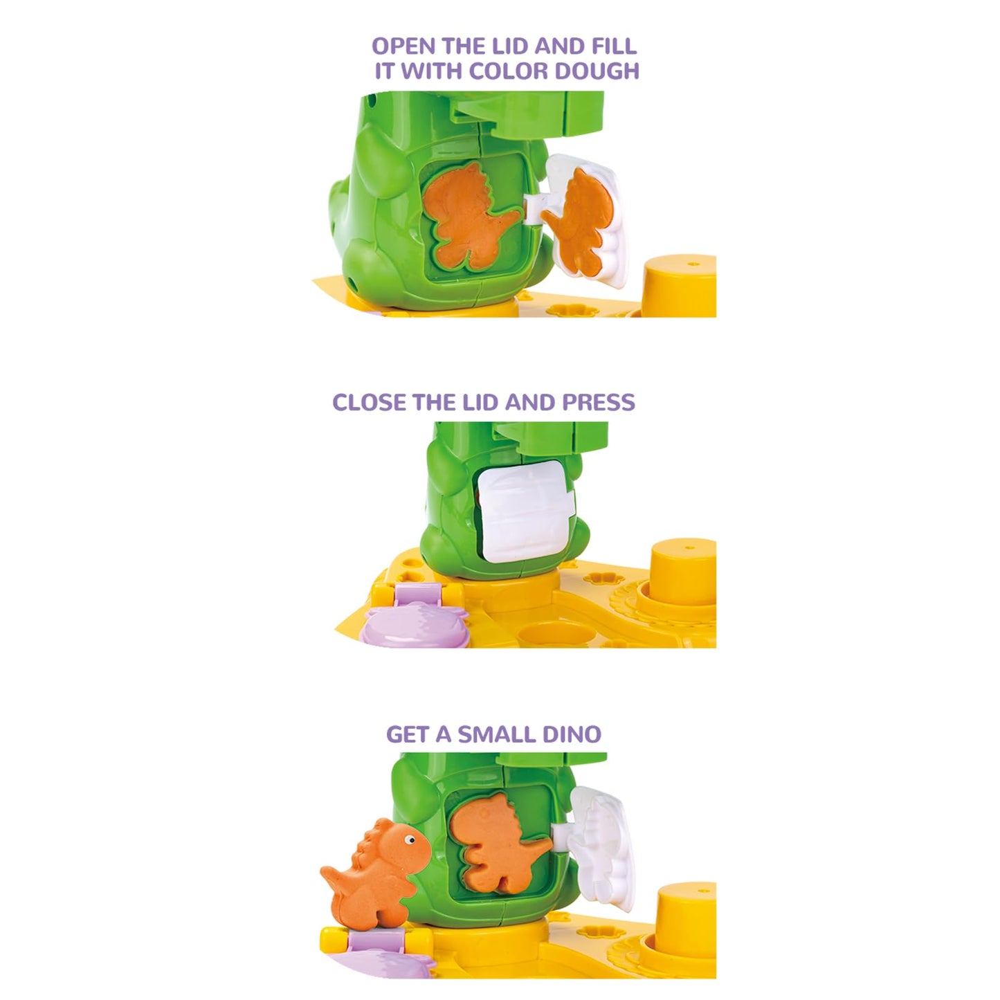 Hasayaqi Dinosaur Ice Cream Playdough Sets For Kids Ages 4-8,Kitchen Creations Ice Cream Maker,Play Dough Set For Kids Ages 2-4,