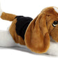 Aurora® Adorable Flopsie™ Basset Hound Stuffed Animal - Playful Ease - Timeless Companions - Brown 12 Inches