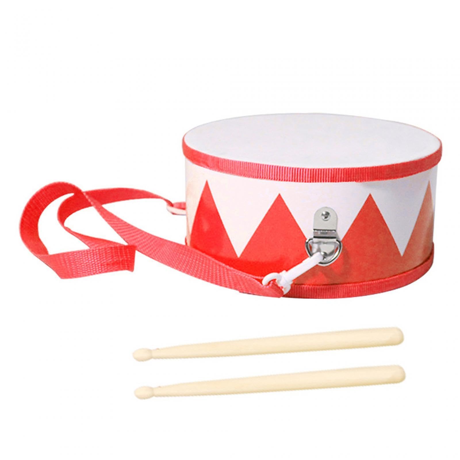 The Style Sutra 8 Inch Kids Drum Set Percussion Instrument For Girls Boys Kids Festival Gift Red