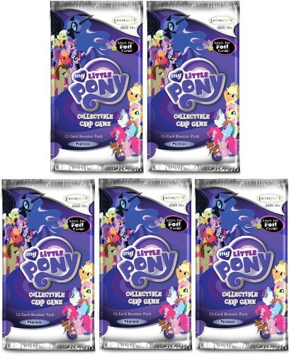 My Little Pony Enterplay Collectible Card Game Lot Of 5 Booster Packs