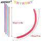 Pastel 260Q Long Balloons 100 Pack Twisting Animal Balloons Assorted Color Thick Latex Modeling Long Magic Balloons For Animal S