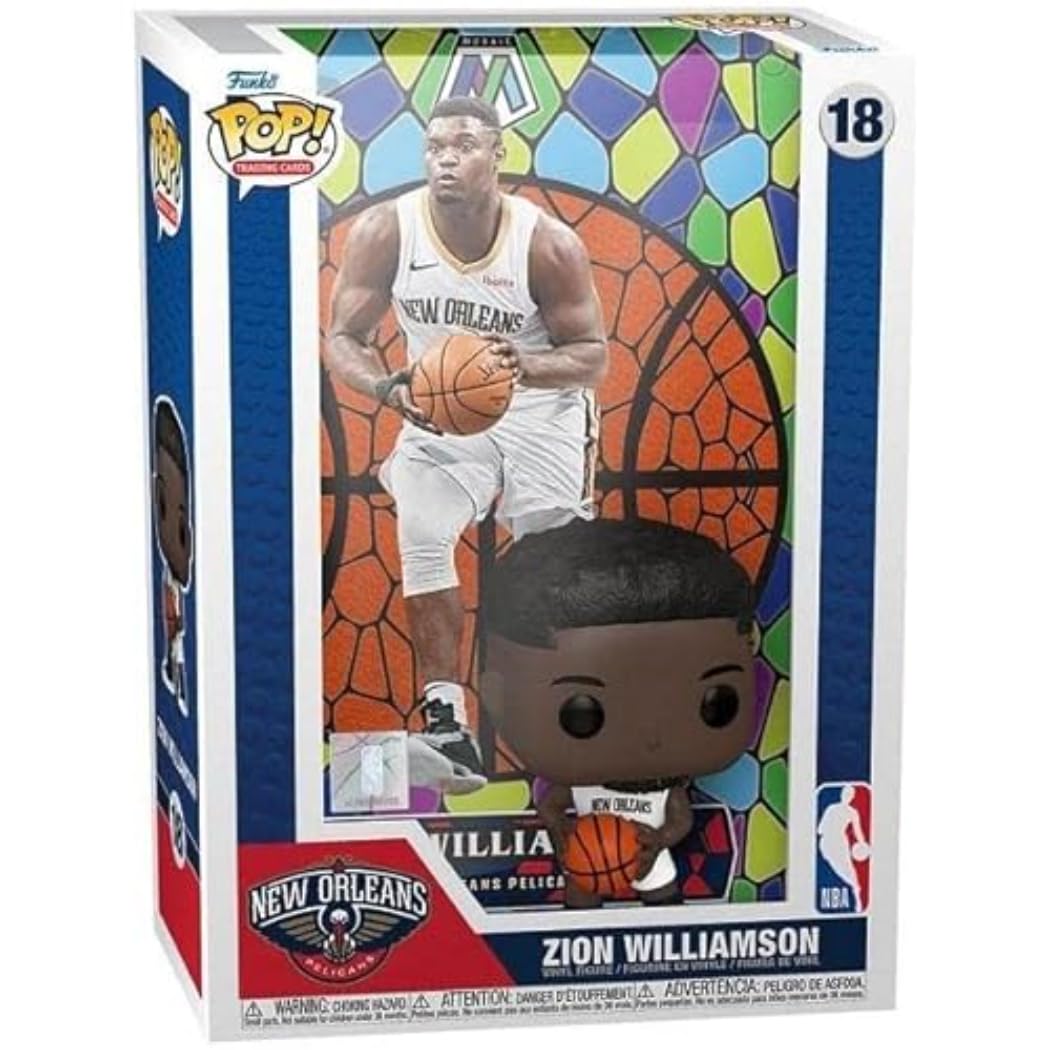 Funko Pop! Trading Cards: NBA - Zion Williamson  New Orleans Pelicans (Mosaic)