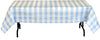 Havercamp Light Blue And White Plaid Table Cover | 54' X 108' | Classic Plaid Collection | Great For Picnic, Barbecue, Cookout, Lumberjack Theme, Playground