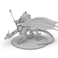 Necromancer Mounted on Undead Dragon Tabletop DND Gaming Miniature