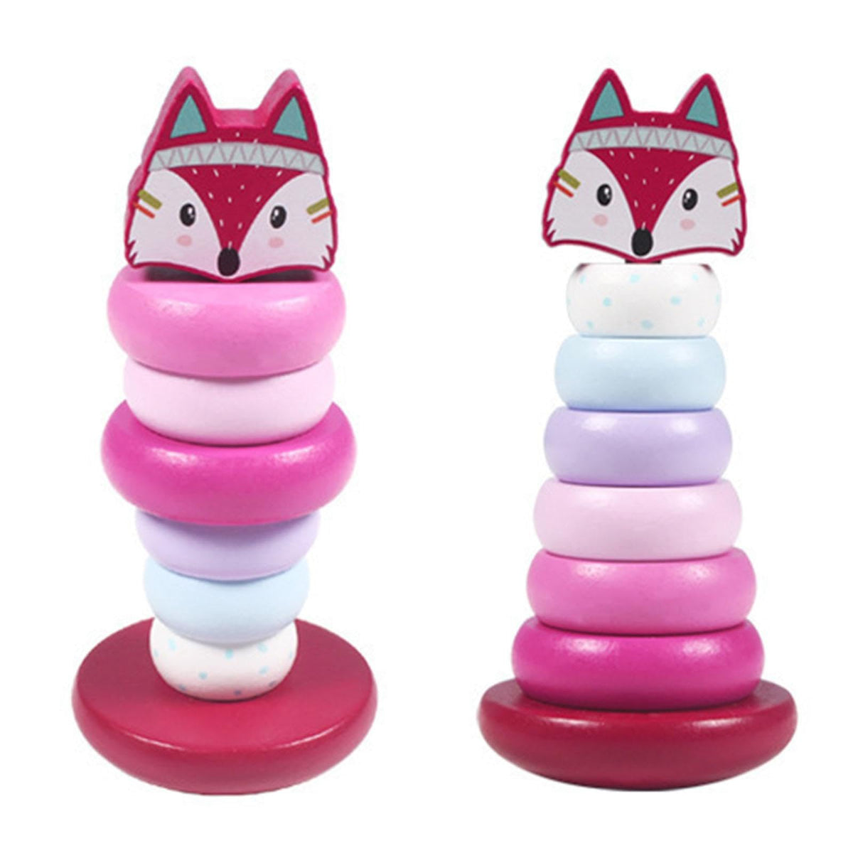 Enakshi Colorful Stacker Gifts Classic Toy Baby Stacking Toy For Girls Children Boys Fox|Baby | Toys For Baby | Developmental Ba