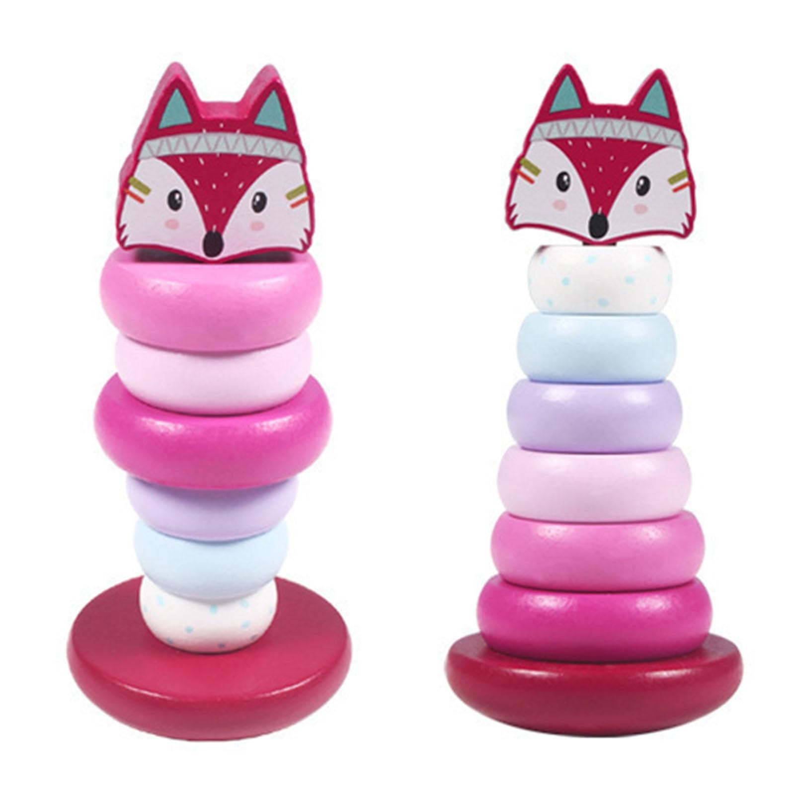 Enakshi Colorful Stacker Gifts Classic Toy Baby Stacking Toy For Girls Children Boys Fox|Baby | Toys For Baby | Developmental Ba