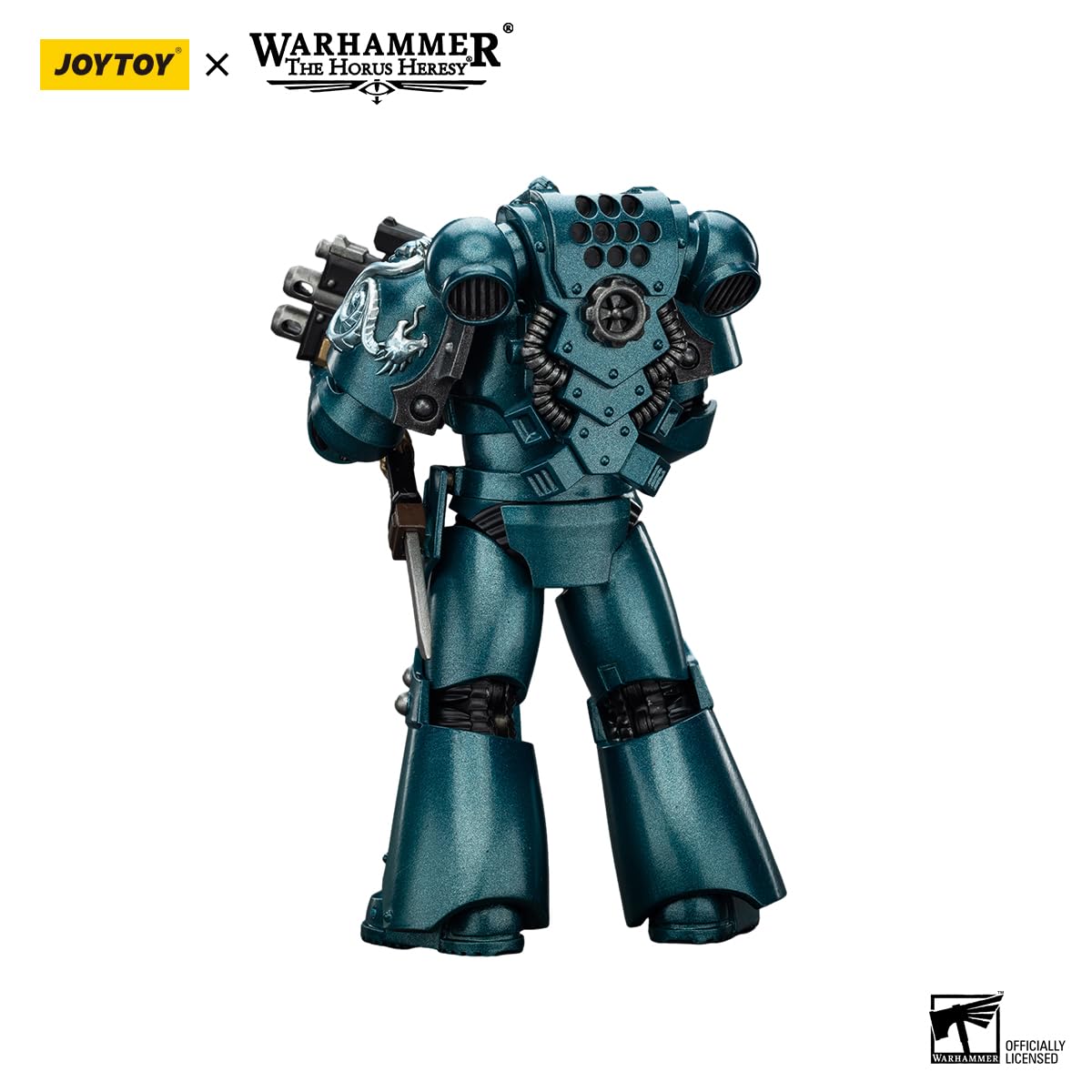 JOYTOY Warhammer The Horus Heresy Alpha Legion Headhunter with Banestrike Combi-Bolter and Power Dagger - 1:18 Scale 4.72in Acti