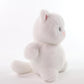 Sew Butiful 8' White Cat Stuffed Animal Plush Toy, Cat Plush Cute Plushies For Animal Themed Parties Teacher Student Award, Animal Toys For Baby, Boy, Girls, Great For Nursery, Room Decor, Bed