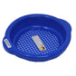 Spielstabil 12 Pack Small Sand Sieves (4 Red, 4 Blue, 4 Yellow Beach Sifters) - Made in Germany