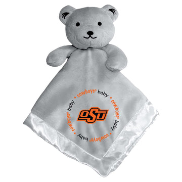 Baby Fanatic NCAA Oklahoma State Cowboys Security Bear Blanket  One Size  Gray
